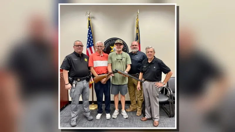 Stolen Sampson County firearm returned to family 32 years later