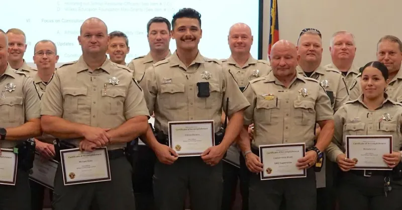 Wilkes school resource officers recognized