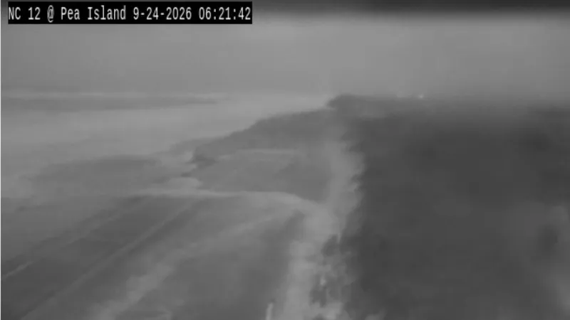 High tide breach near Pea Island Visitor Center triggers repeated overwash risk on N.C. 12