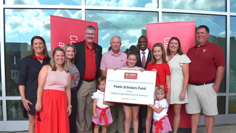 NC State Alumnus Establishes Full Scholarship for Undergraduate Students in Agriculture Majors