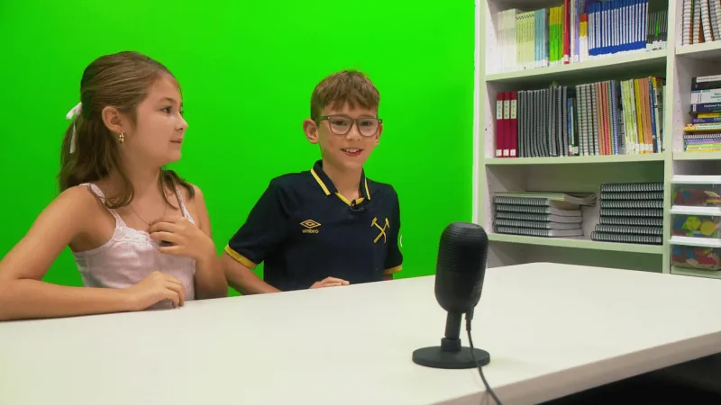 Fourth graders find their voices on Weaverville Elementary School's morning newscast