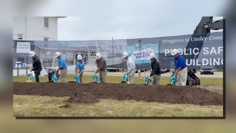 Topsail Beach breaks ground on new Public Safety Building for police and fire
