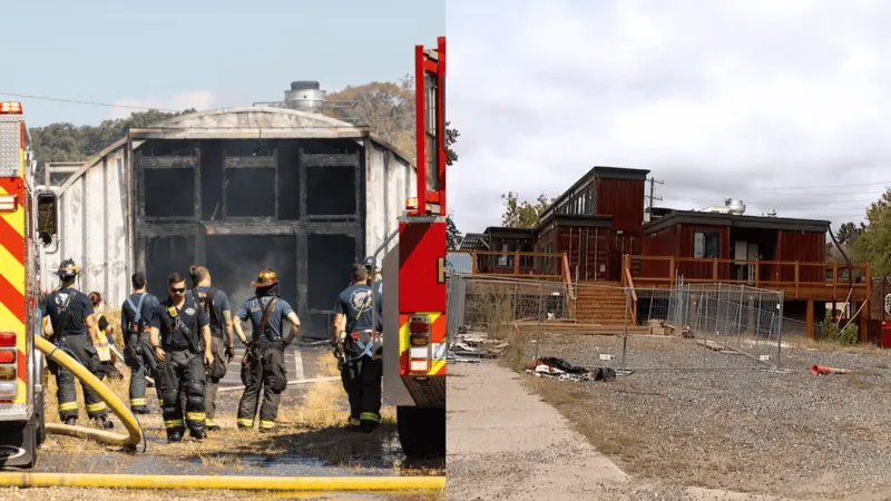 2 former restaurants in River Arts District catch fire in less than 2 weeks
