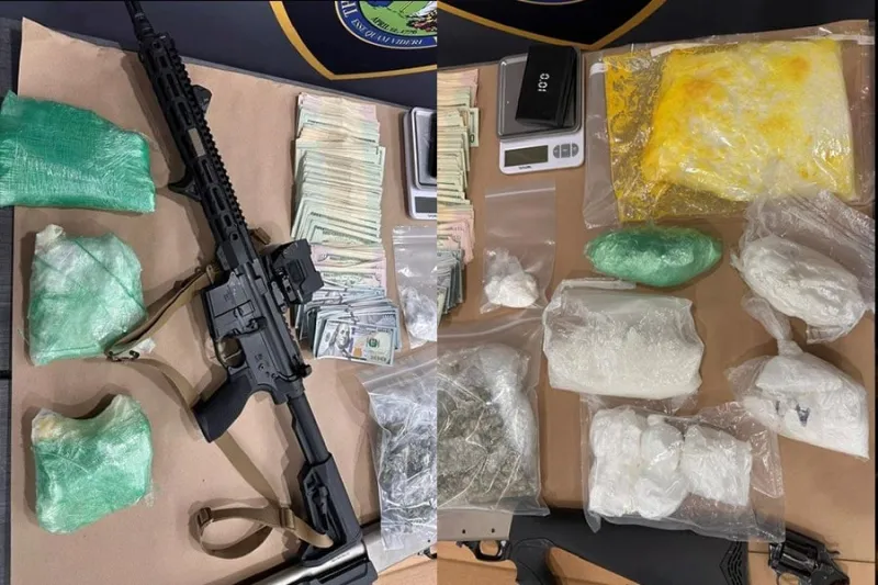 Monroe Police seize over 10 pounds of drugs, thousands of dollars, and several firearms in drug bust