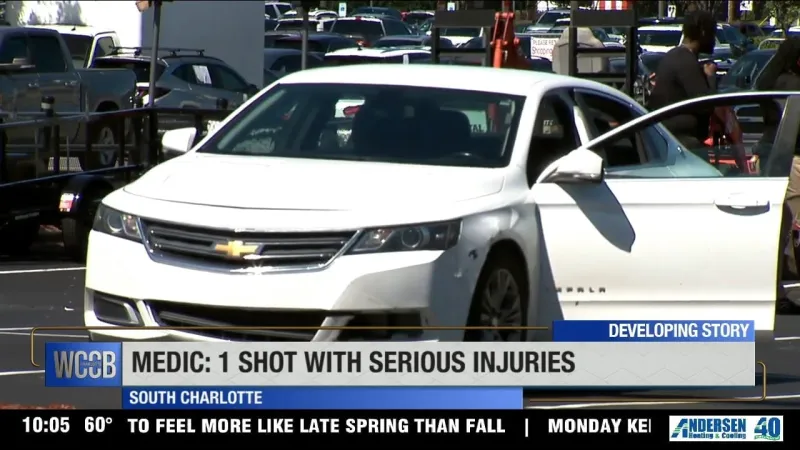 1 shot in parking lot of Home Depot off South Boulevard
