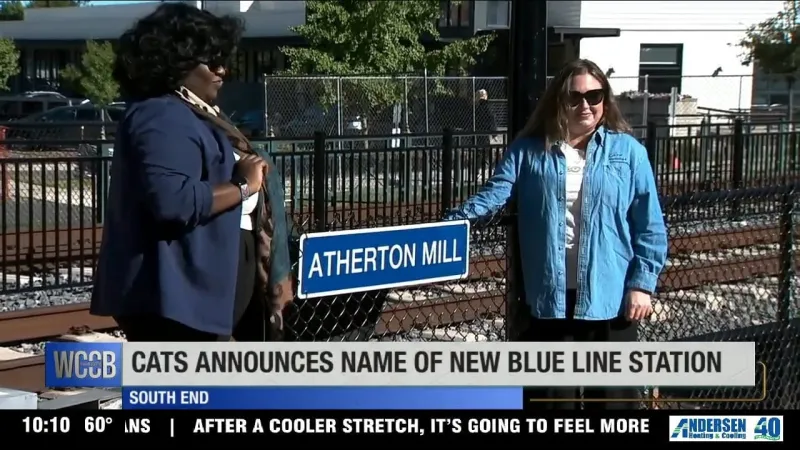 CATS announces name of new light rail station in South End