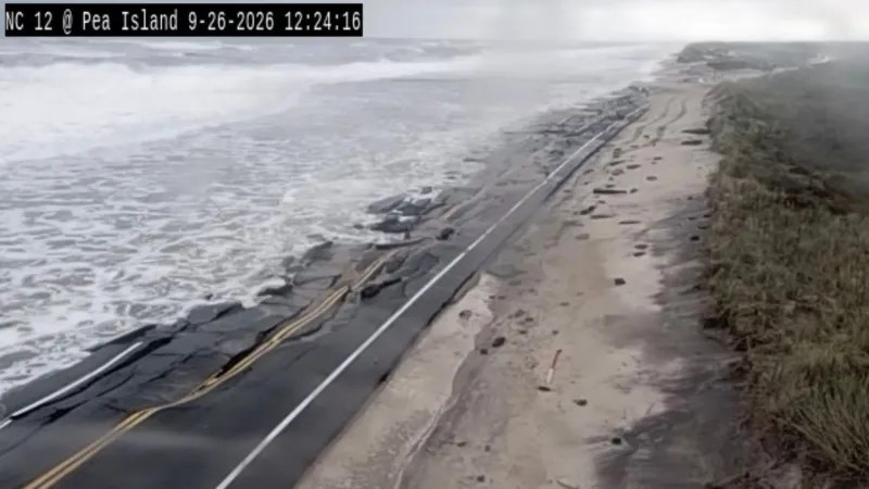 Two NC12 stretches closed as overwash and flooding hit Hatteras, Ocracoke