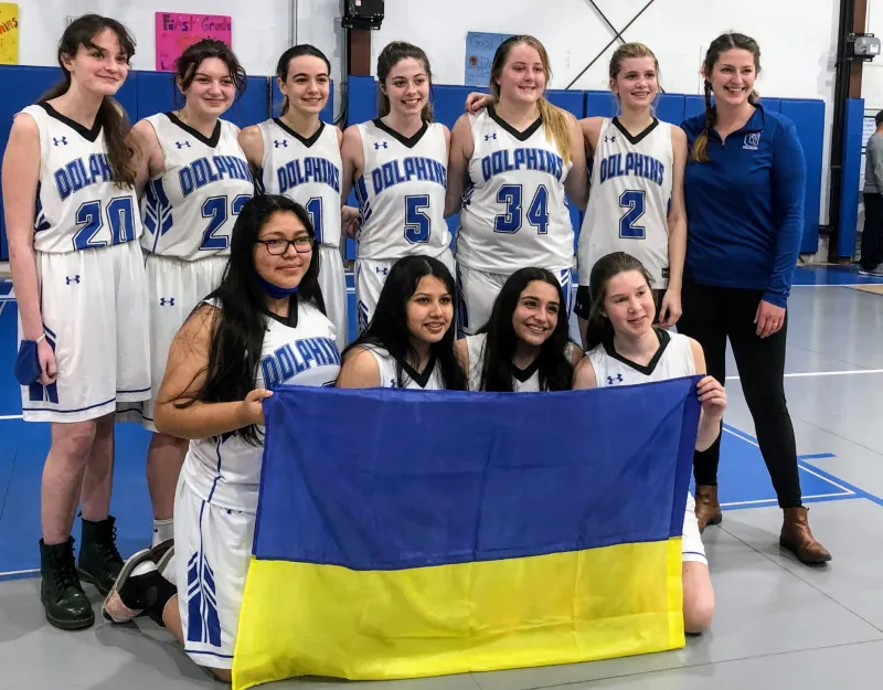 Ocracoke's Ukrainian exchange student returns to share her story