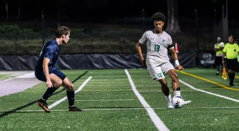 Men's Soccer Ties Johnson & Wales 2-2
