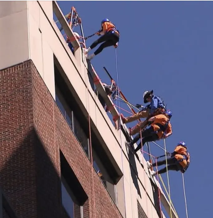 Campbell Law Dean, students go 'Over the Edge' for Special Olympics