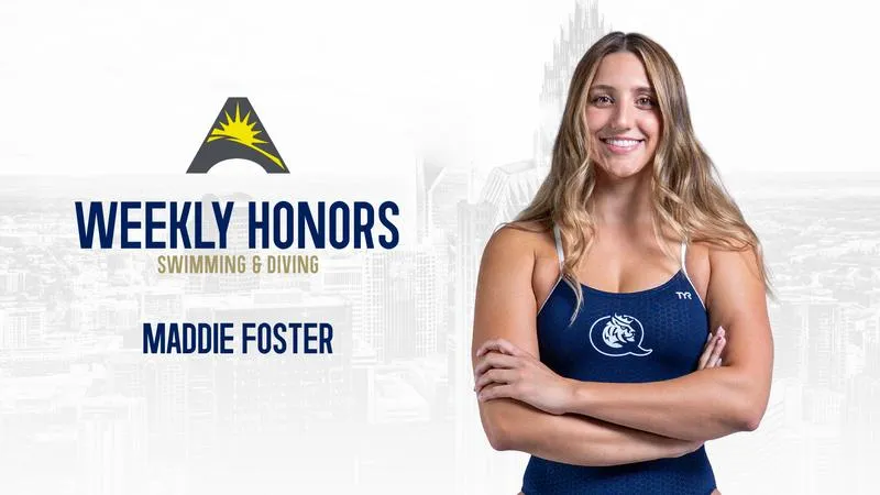Foster Named ASUN Swimmer of the Week