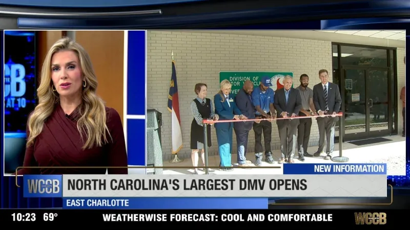 North Carolina's largest DMV office opens in east Charlotte