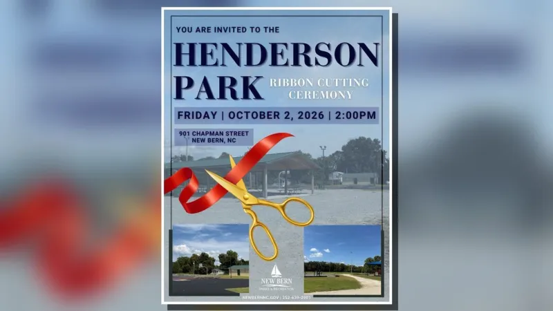 New Bern to celebrate reopening of redeveloped Henderson Park