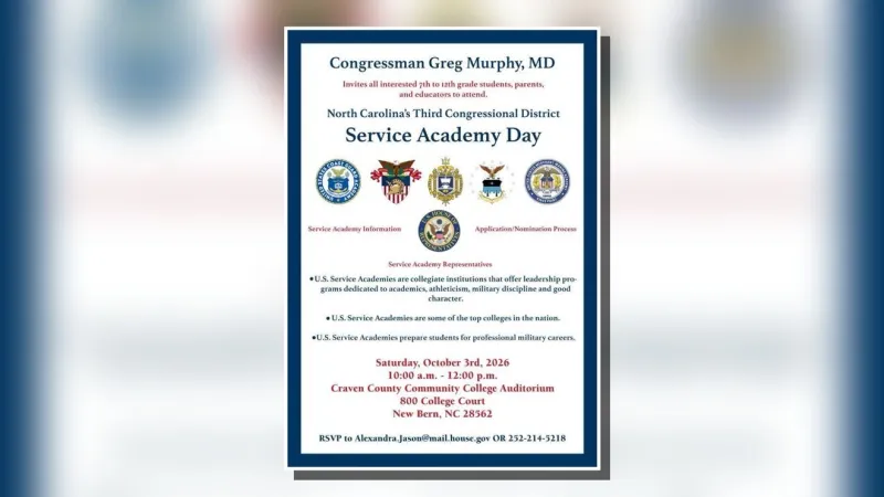 Service academy day offers Eastern NC students guidance on admissions and nominations