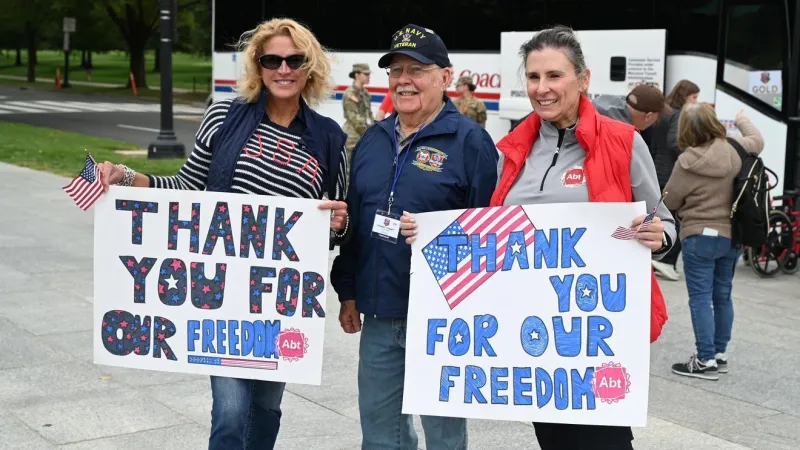 PHOTOS: Blue Ridge Honor Flight holds 20th anniversary trip to DC