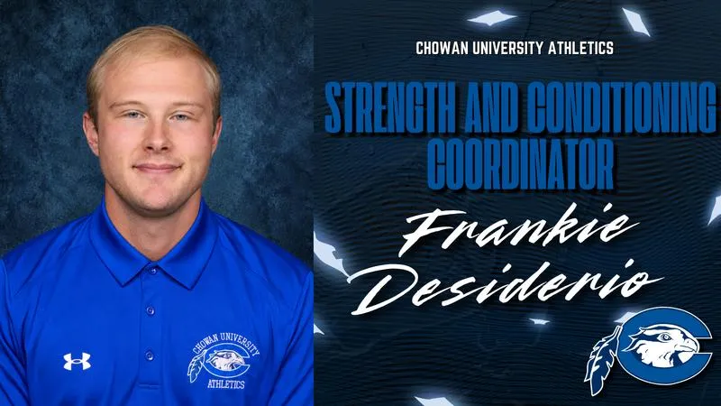 Chowan Athletics Welcomes Frankie Desiderio as Strength and Conditioning Coordinator