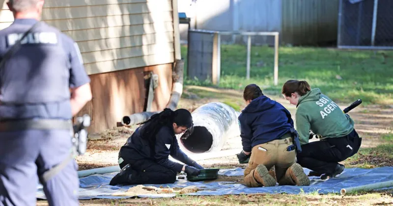 Long View police, SBI return to crime scene during continued search. See photos, video