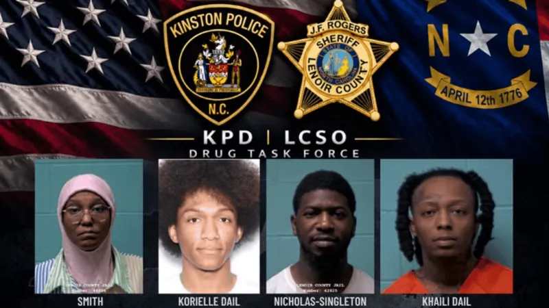 Kinston-Lenoir drug task force announces arrests, warrants in marijuana investigation