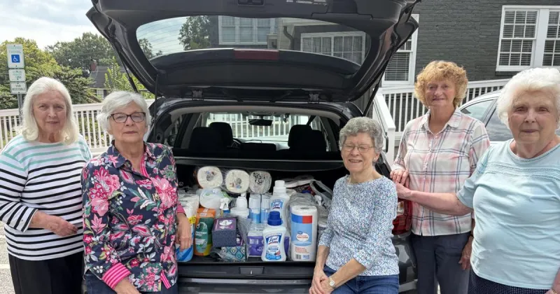 Hickory Woman's Club donates to Shelter Home of the Foothills for Day of Service
