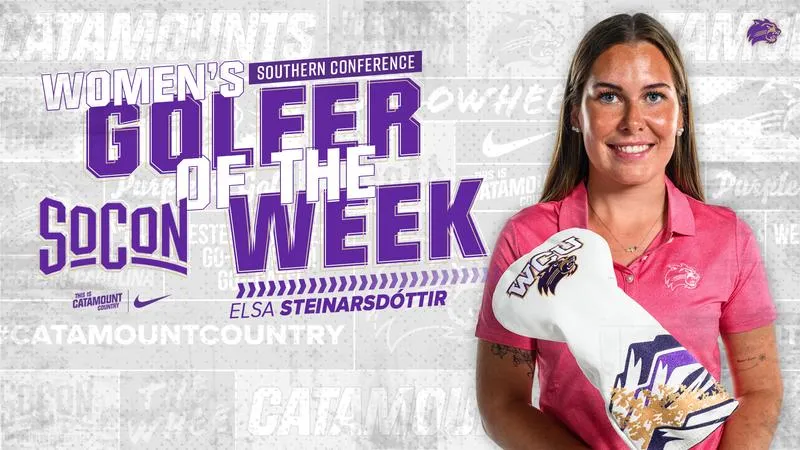Steinarsdttir Earns SoCon Women's Golfer of the Week Honors