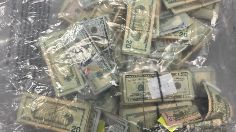 Two arrested after drugs and money found to be connected to the Mexican cartel