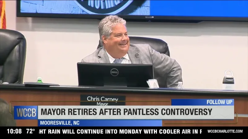 Mooresville Mayor retires after two years of pressure over "pantless" scandal