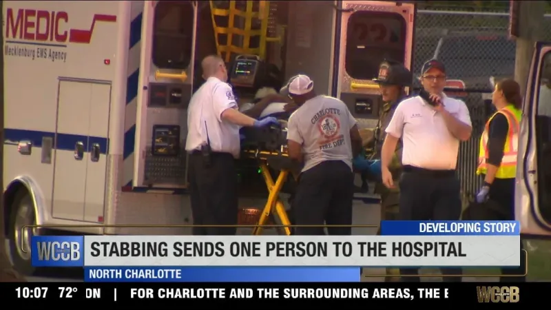 MEDIC takes one person to the hospital after stabbing Wednesday night
