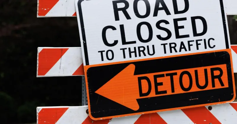 Part of Yanceyville Street in Greensboro closed due to crash