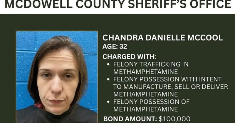 Old Fort woman charged with possession, trafficking; 50 grams of meth seized