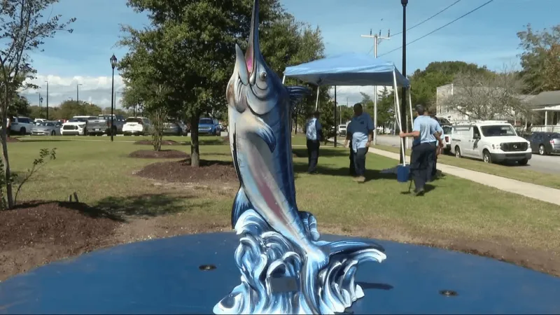 Adopt-a-Marlin statues aim to boost Morehead City spirit and draw visitors