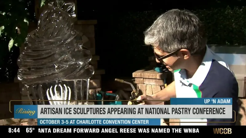 Artisan Ice Sculptures appearing at PastryCon