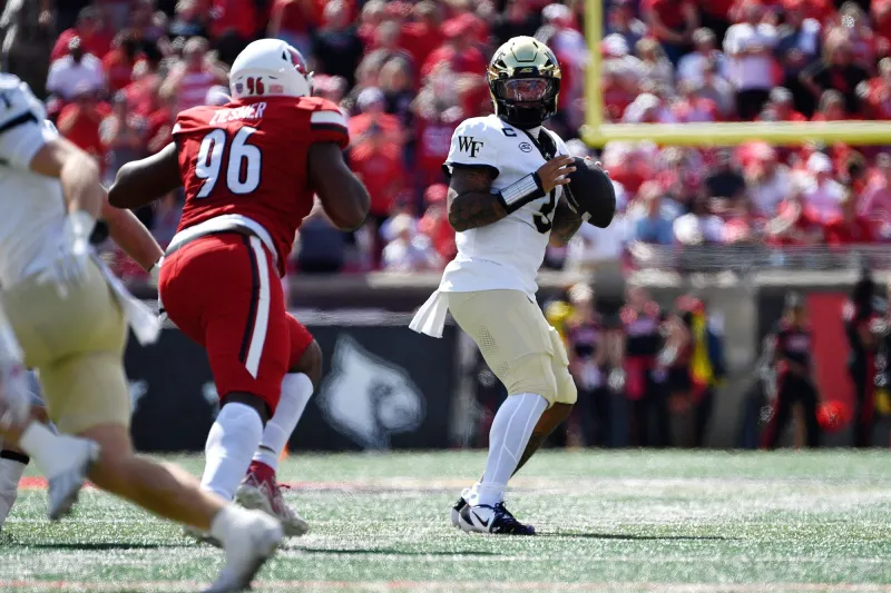 Wake Forest holds off No. 16 Louisville for road upset
