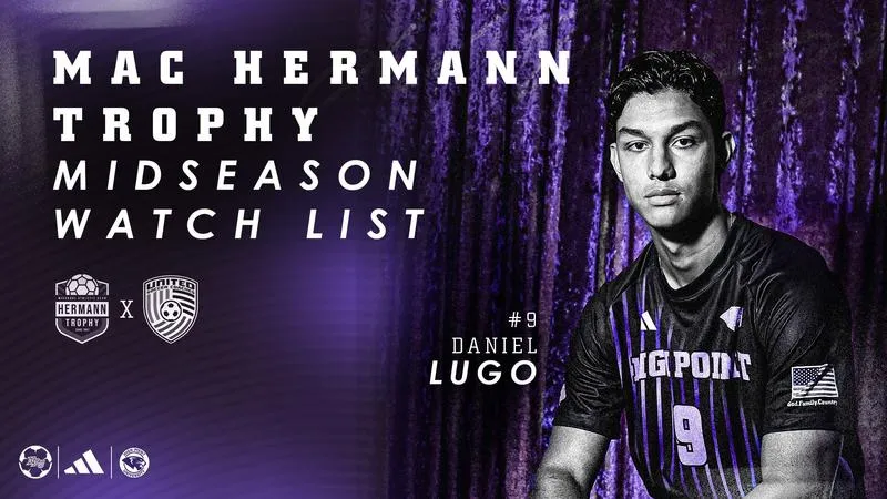 Lugo Selected to Second MAC Hermann Trophy Midseason Watch List