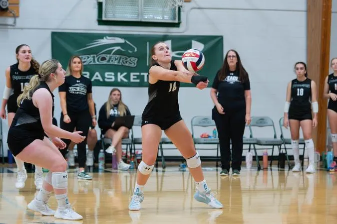 Pacers Split Conference Matches at Peace Tri-Match