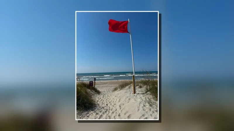 Beach warning equipment removed for seasonal maintenance