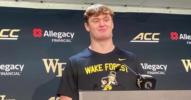 Wake's Will Loerzel and Langton Hardy talk about Wake's win over Stanford