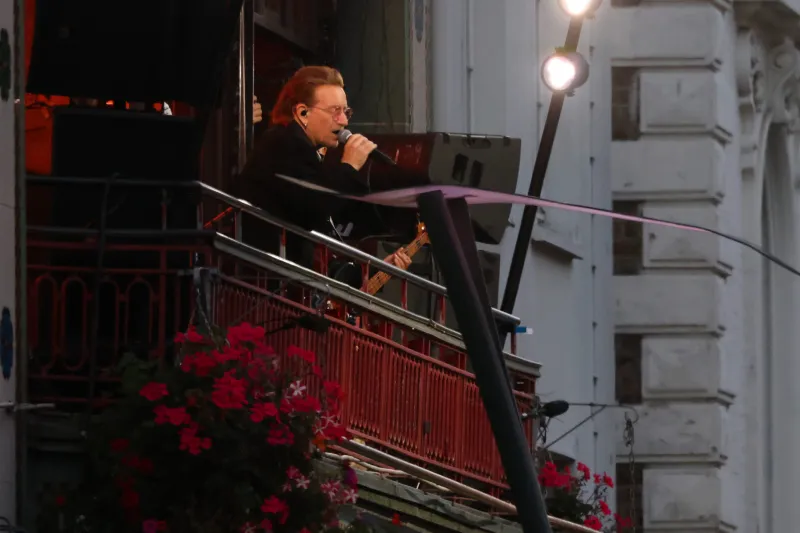 U2 goes back to school for 50th anniversary show
