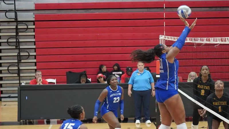 Broncos Fall in Five-Set Battle to Bowie State at CIAA Round-Up