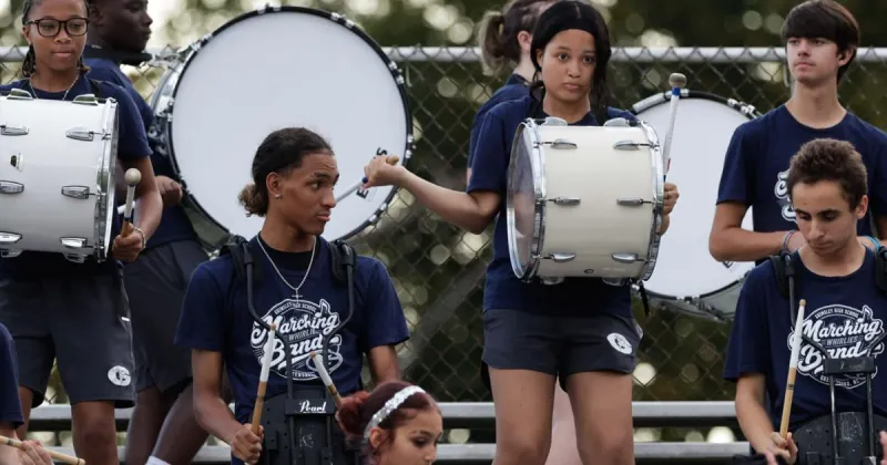Grimsley band gets ejected during fourth quarter of Whirlies' win over Virginia powerhouse