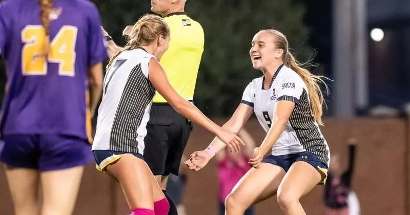 Greulich's brace leads UNCG women's soccer past Mercer