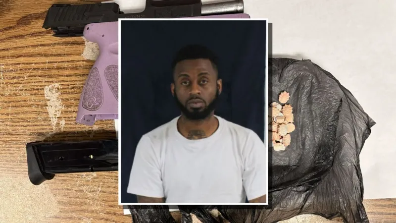 Nash County deputies arrest Rocky Mount man after finding stolen gun, suspected drugs