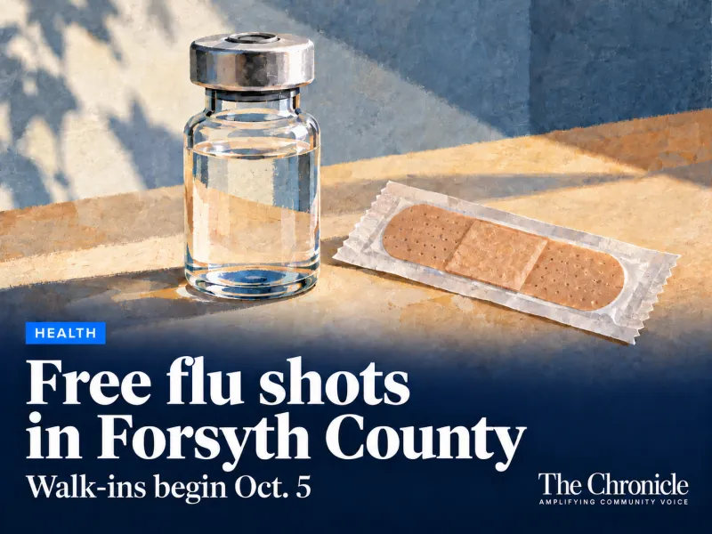 Free flu shots begin Oct. 5 at Forsyth County Public Health