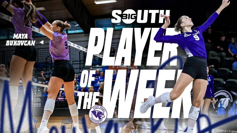 Bukovcan's Efficient Weekend Lands Big South Player of the Week Award