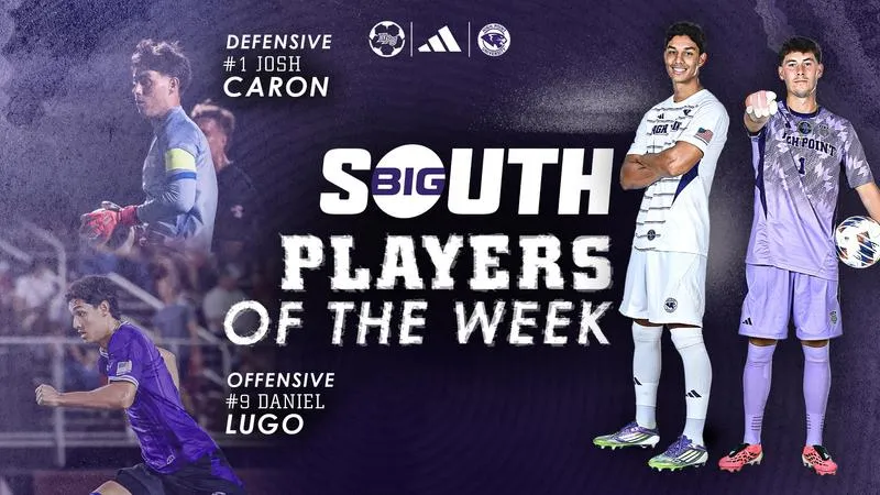Caron & Lugo Named Big South Players of the Week