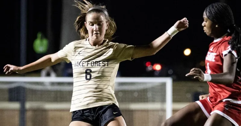 Wake Forest women's soccer team cruises by NC State