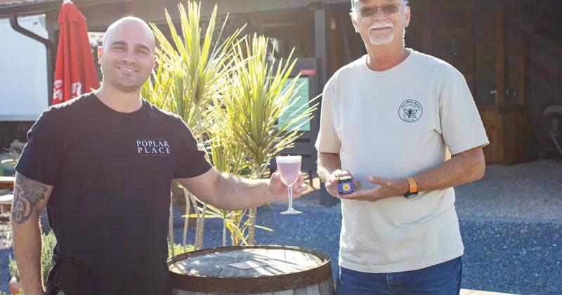 Poplar Place Creates Purple Honey Cocktail