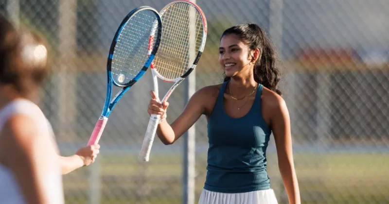 Tanushka Gowda has settled in with the Reagan girls tennis team