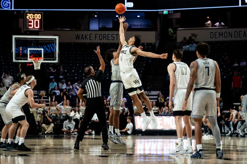 Photo gallery: Men's basketball exhibition against Georgetown