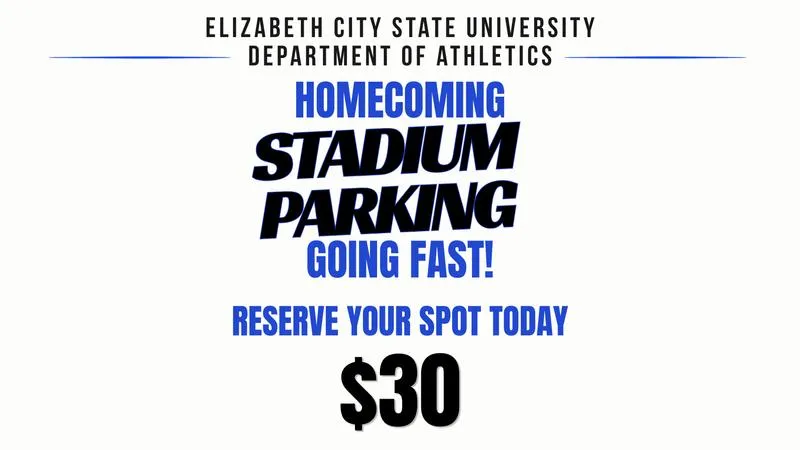ECSU Athletics Announces Homecoming Football Parking Information