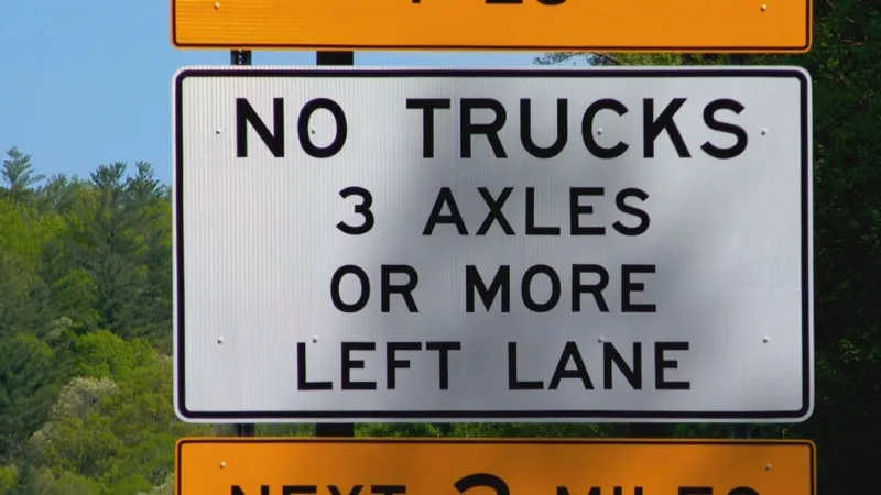 Ask 13: Will there be left-lane restrictions for trucks on widened I-26?